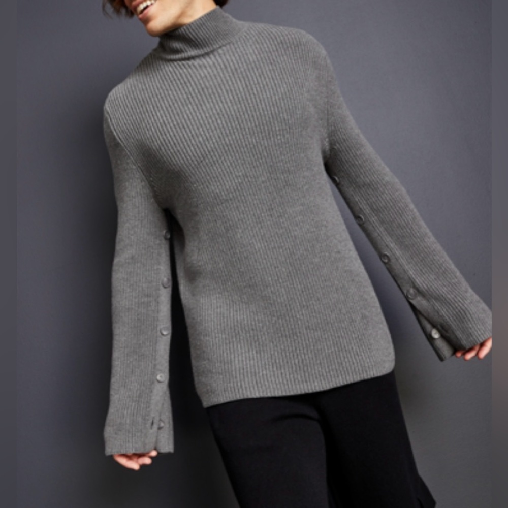 NWT Royalty by Maluma Men’s Button Sleeve Turtleneck Sweater